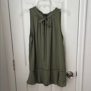 Mossimo Supply Co. Sage Green Sleeveless Blouse